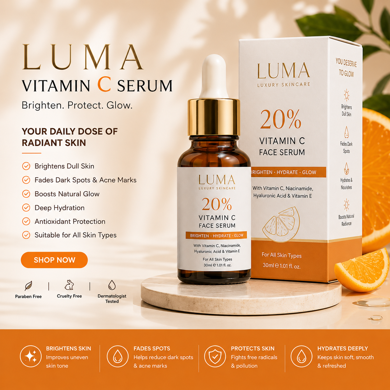 Luma Vitamin C 20% Face Serum